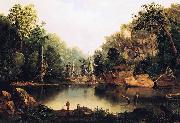 Robert S.Duncanson Little Miami River oil